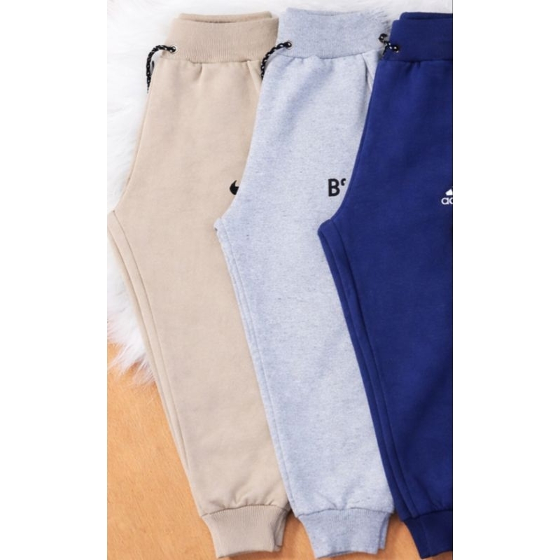 Calças Moletom Masculina Flanelada  Unidade ou Kit  Infantil Juvenil 2 ao 16 Bordado