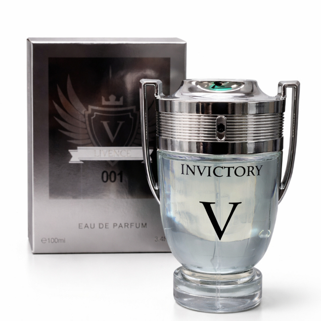 Perfume Importado Masculino Invictuus 100 ml Livence Frescor Ambarado