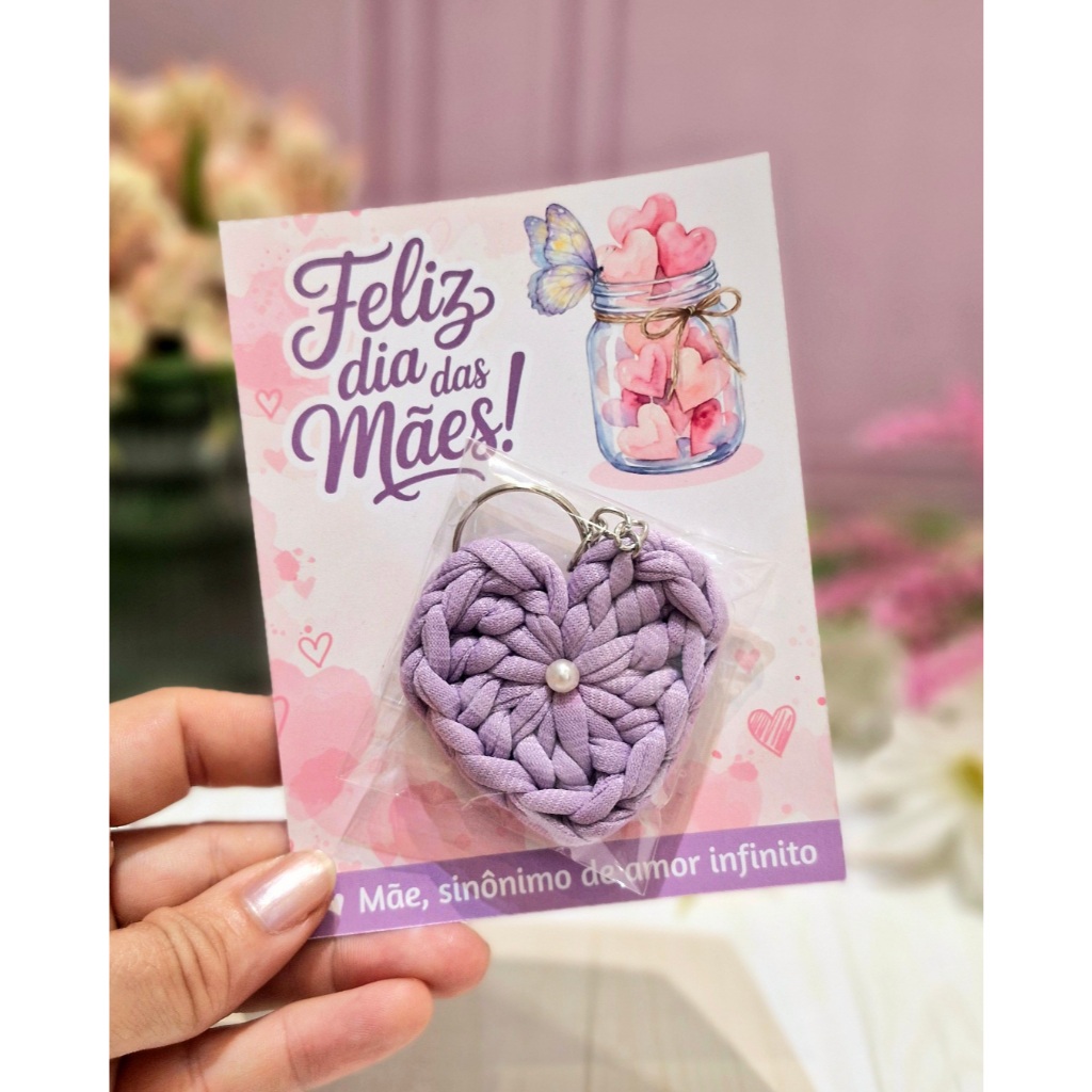 Cartão Card Dia das Mães Personalizado | Kit 20 30 50 100 Unidades | Lembrancinha Dia das Mães | Tag com Mensagem