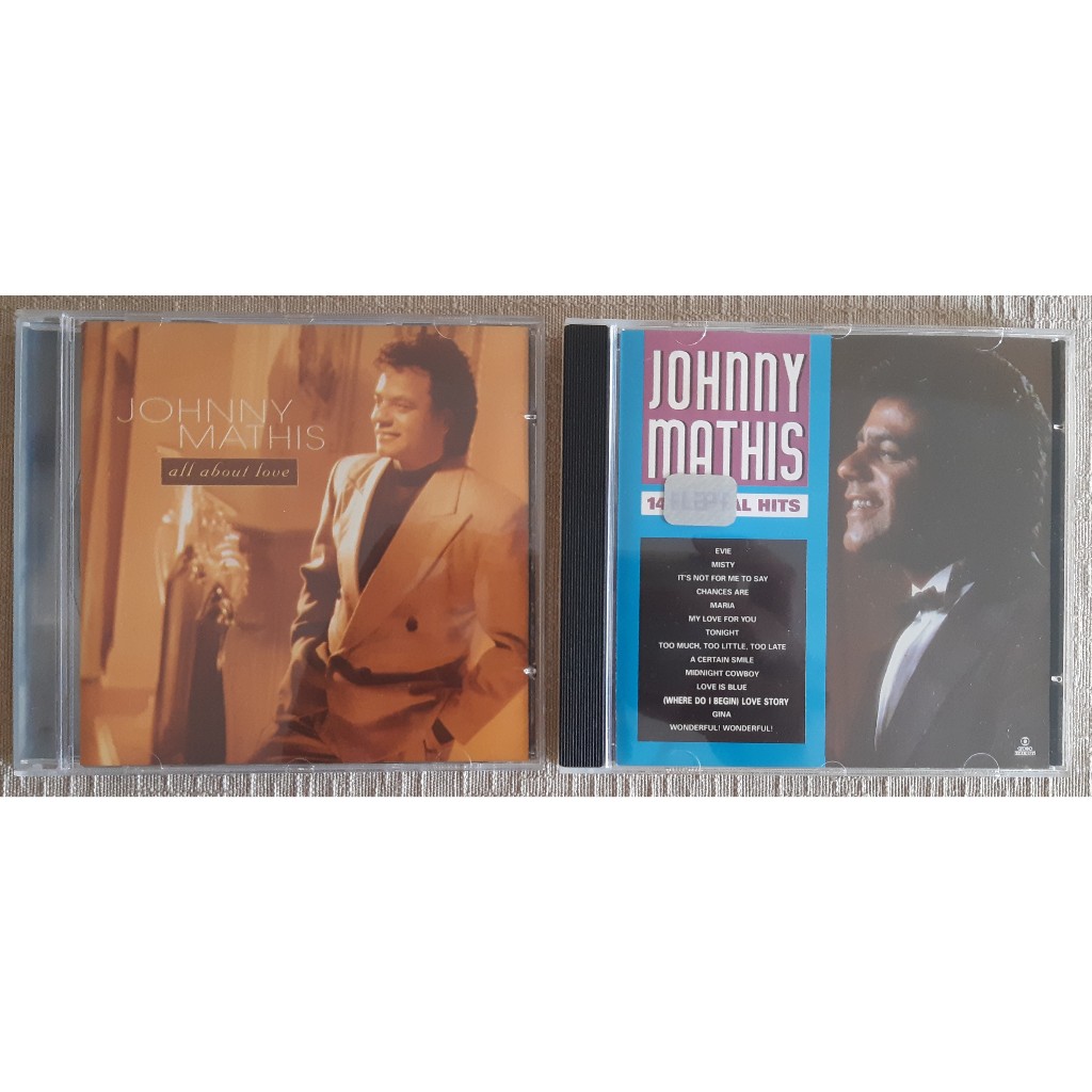 Conj. 02 Cd's Johnny Mathis - Música Jazz Pop
