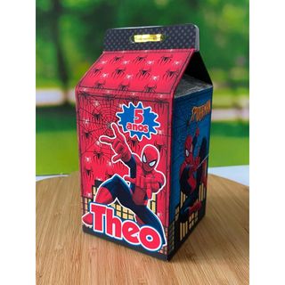 Caixa milk Homem aranha - 10 unidades - Festa Personalizada - Vários temas - Lembrancinhas para festa