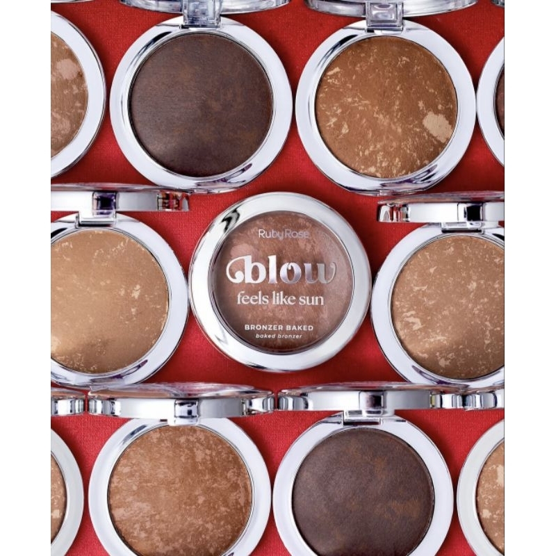 Blow Bronzer Baked Ruby Rose Pó Bronzeador Iluminador Facial