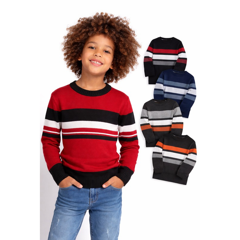 Kit 2 Suéter Infantil Tricô Menino Masculino Tam 1 ao 16 Anos Cores Sortidas Quentinho em Oferta na Shopee