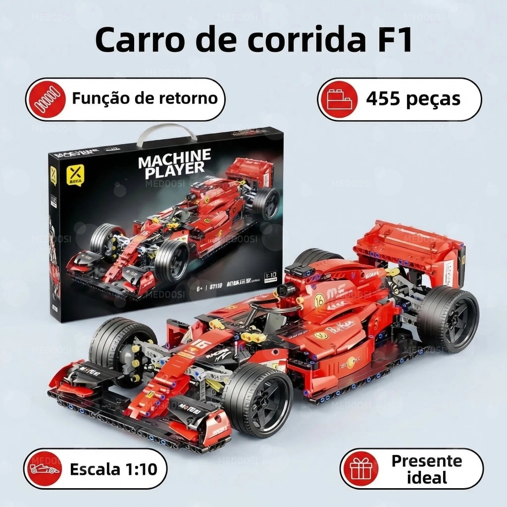 Ferrari Bloco de Construção 455/1163 Peças Brinquedo Compatível Lego Fórmula Carro Modelo Carrinho para Criança/Adulto