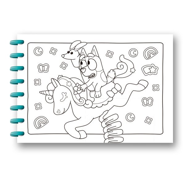 Bluey Cute & Comfy - Livro de Colorir Infantil · foto 2