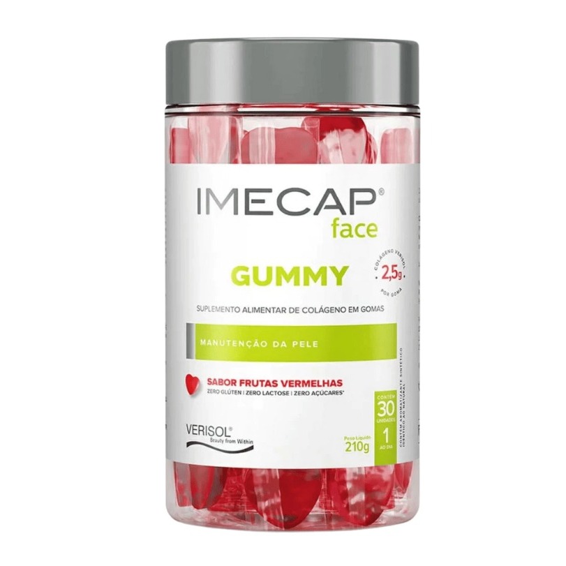 Imecap Face Gummy 30 gomas- Vitamina para Pele- Verisol 2,5g