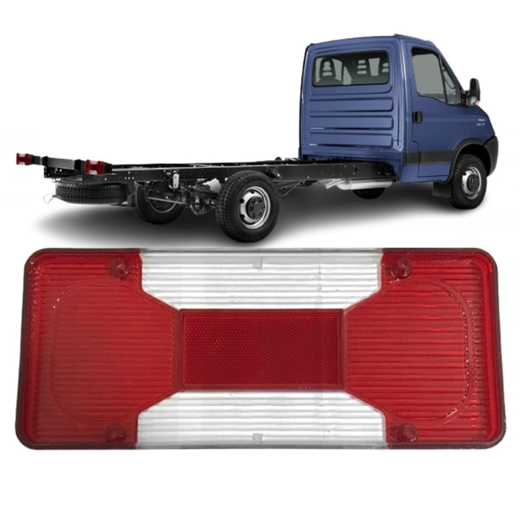 Lente Lanterna Traseira Iveco 08/25 Daily Chassi