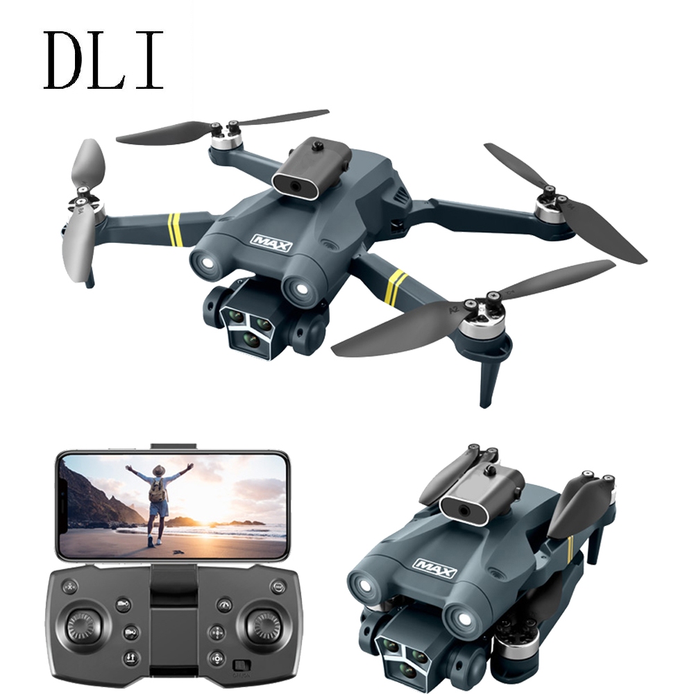 DLI Mini Drone M3 M3max Triple Camera Inteligente Obstáculos Com Motor Sem Escovas-Anatel