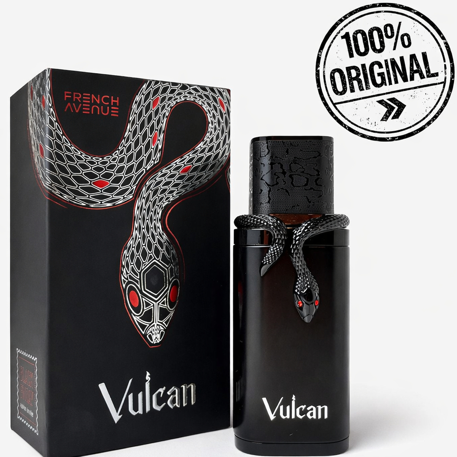 Perfume Vulcan Black French Avenue Extrato De Perfume 100ml Perfume Importador Árabe Original Alta Fixacao