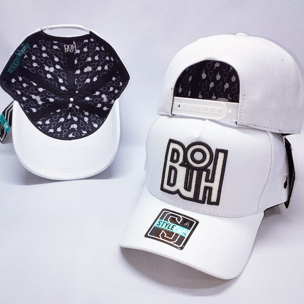 Bone Aba Curva Buh SnapBack Masculino Feminino Jogador Bordado Personalizado
