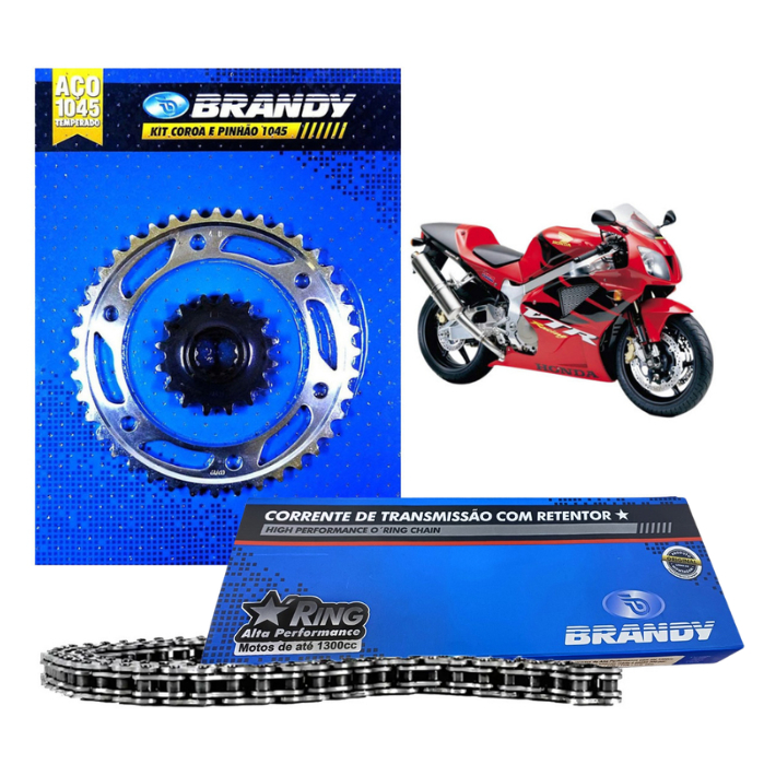 Kit Relação Completo 530x106l Honda VT 750C Shadow 1998 Até 2007 - Brandy