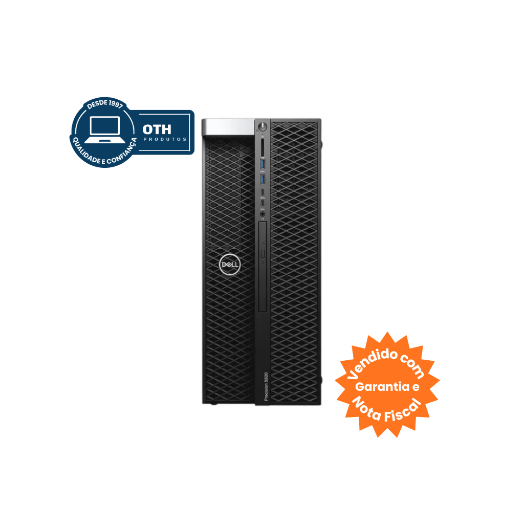 Workstation Dell Precision 5820 Xeon W-2123 3.60GHz 64GB, SSD-256GB, NVIDIA 6GB 