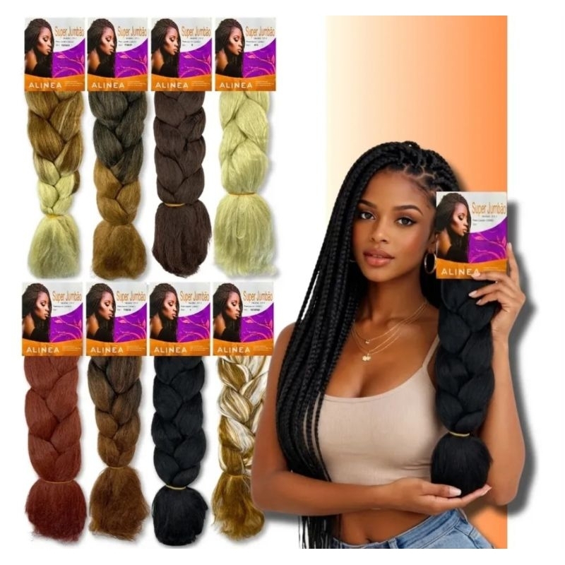 Cabelo Jumbo CHEREY Super Jumbão 390g  ALINEA Box Braid