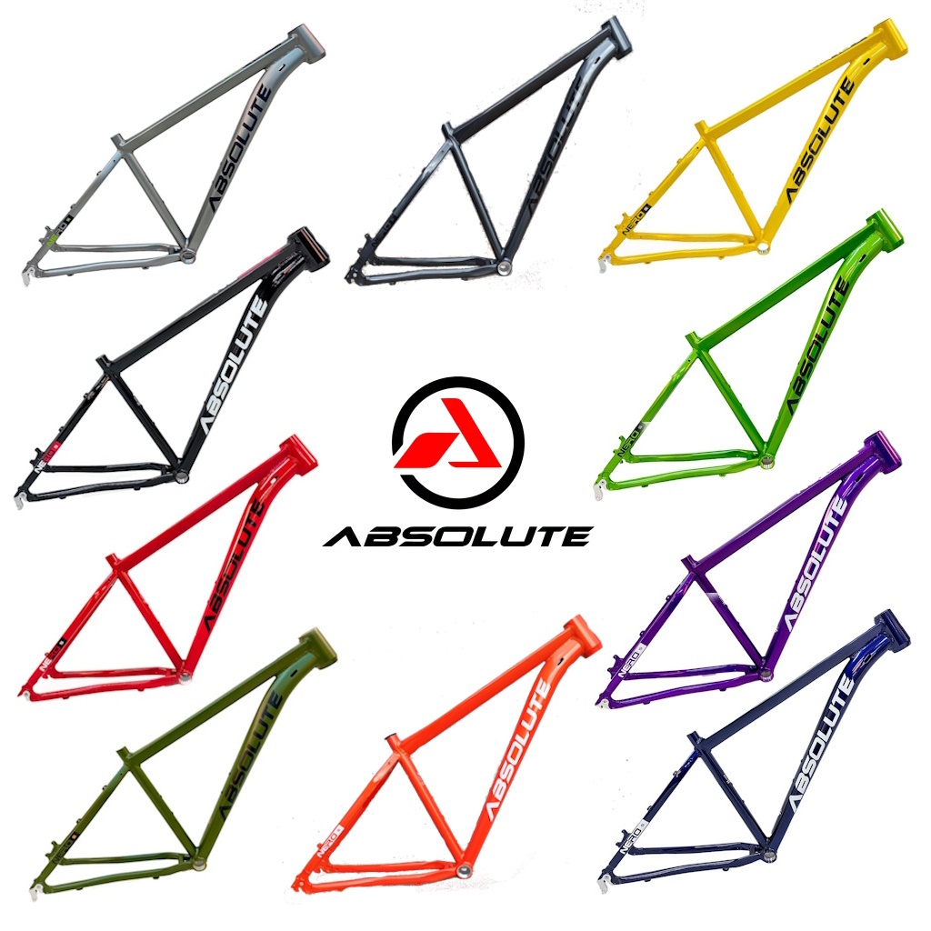 Quadro De Bicicleta 29 Absolute Nero 5 Aluminio 6061 Mtb - Tamanho 13/15/17/19/21