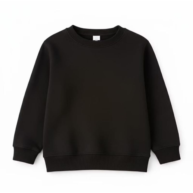 Moletom Careca Infantil Flanelado Unissex Blusa De Frio Lisa Lançamento Escola Passeio Envio Imediato