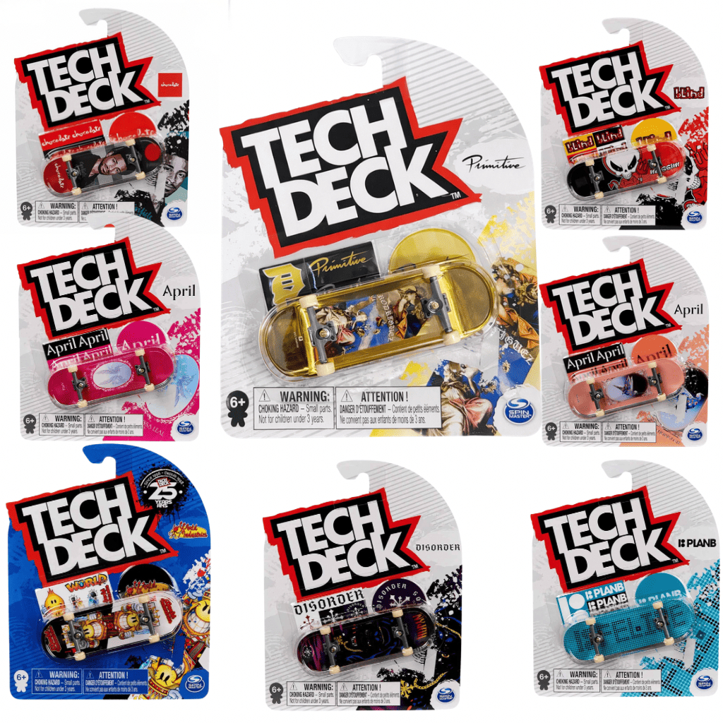 Mini Skate de Dedo Tech Deck - Sunny Brinquedos - Diversão e Desafio com a Melhor Marcação
