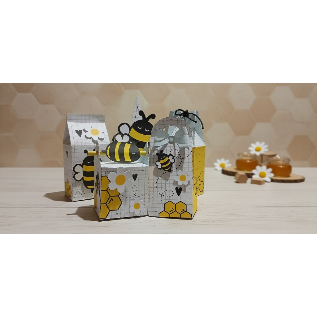 Kit Festa Abelhinha 🐝 | Caixinhas Personalizadas Infantil | Lembrancinhas Abelha
