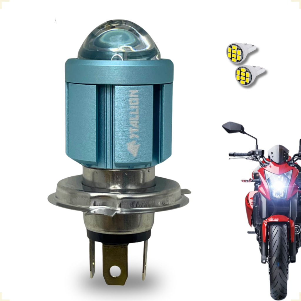 Lâmpada Led Moto H4 Bombillo 6500k Alto Baixo CG 125/150/160/CB 300 XRE 300 190 Fz Lander Factor YBR