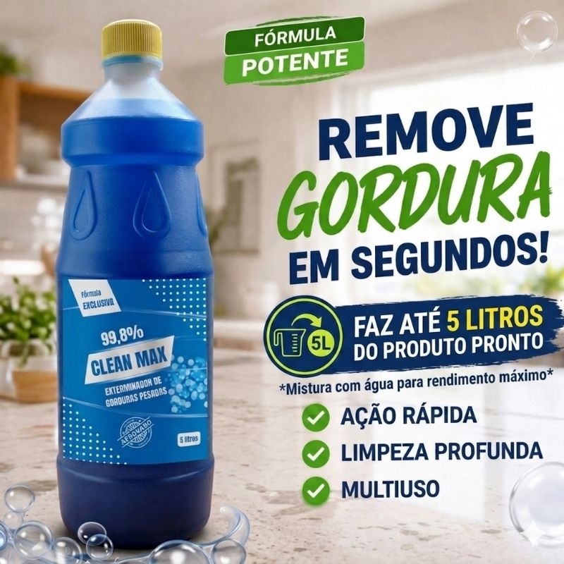 Removedor de gorduras 1 litros faz 5 litros , indicado pisos, coifas, fogões, panelas, hamburgueria.