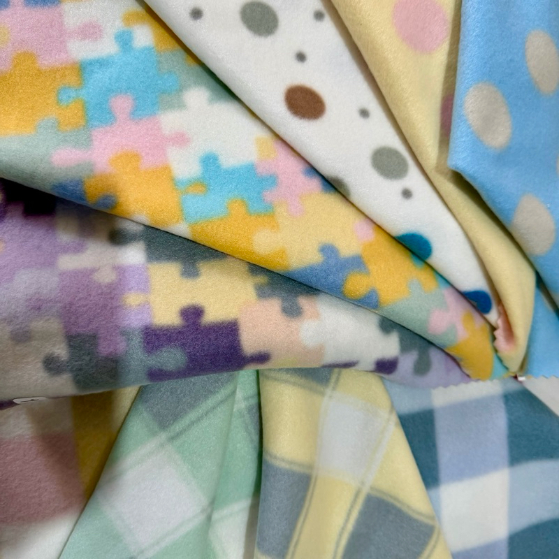 Tecido Soft Estampado 1,60m de largura para artesanato pijamas cobertores tecido de inverno