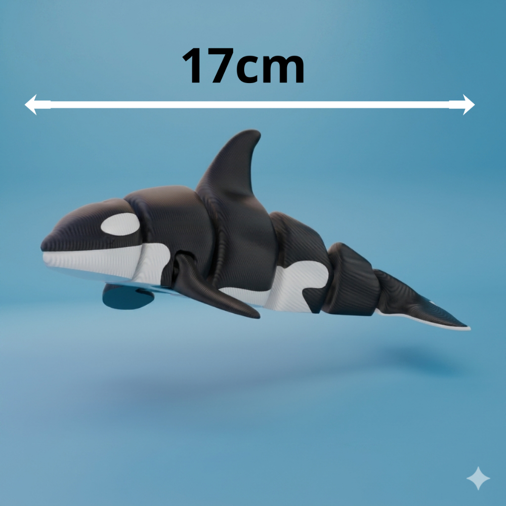 Animais Marinhos Brinquedos Articulados 17cm Sensorial Tubarão Orca Ornitorrinco Flexível Fidget Toy