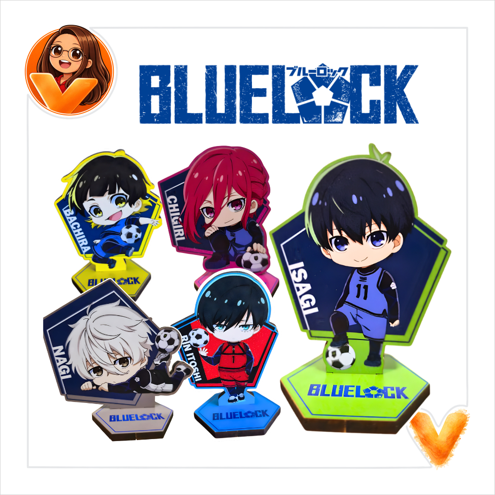 Kit Blue Lock Totem Display de Mesa 5 unidades