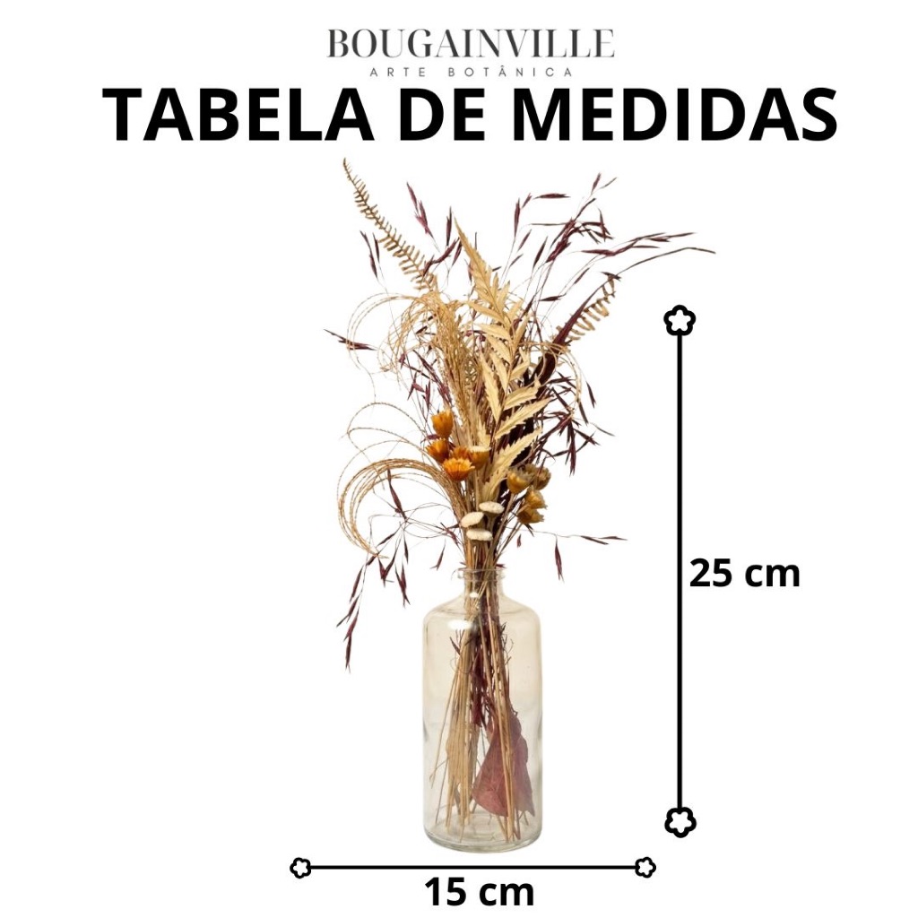 Detalhes do MINI BUQUE DE FLORES SECAS MISTO SORTIDAS DE FLORES NATURAIS (LEIA ANTES DE EFETUAR A COMPRA) REF 47