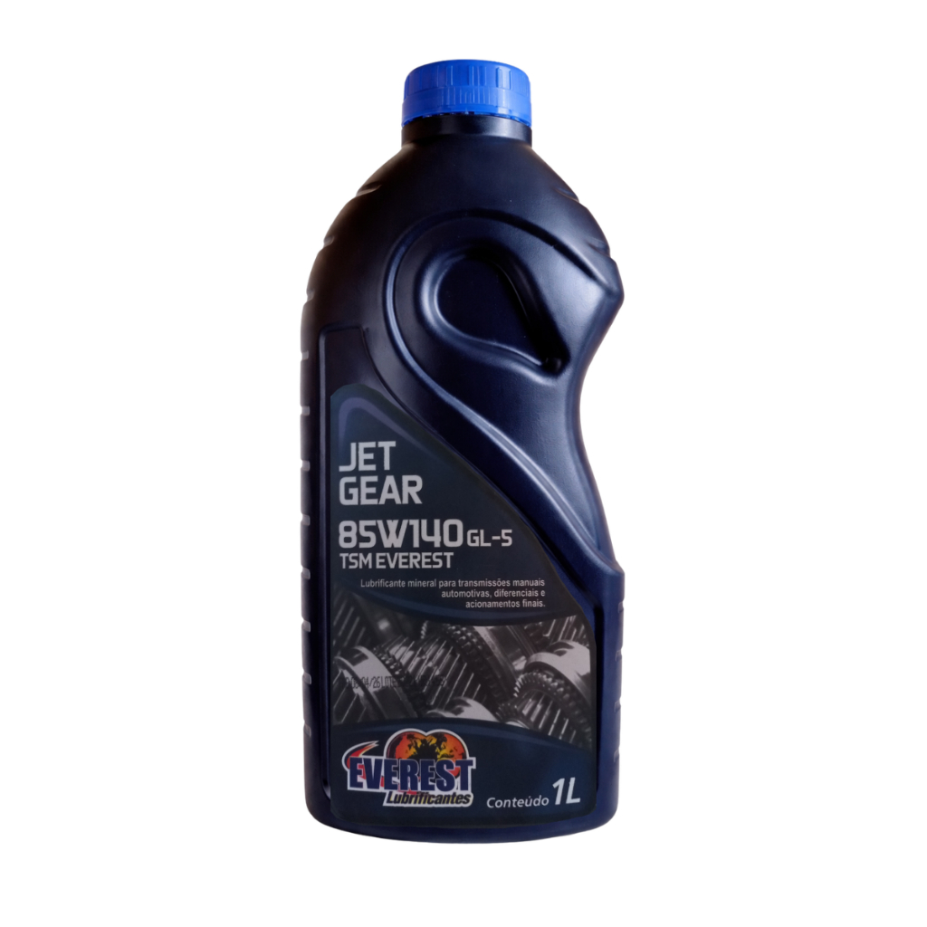 Óleo Diferencial  85W140 GL5 1L Everest Alta Performance Para Transmissões, Engrenagens e Câmbios