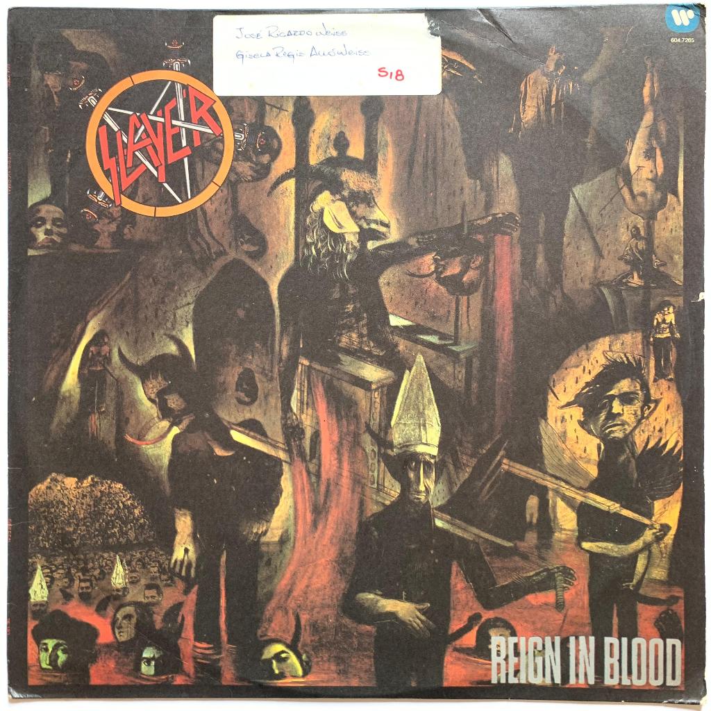 Disco de Vinil LP - Slayer - Reign In Blood (com Encarte)