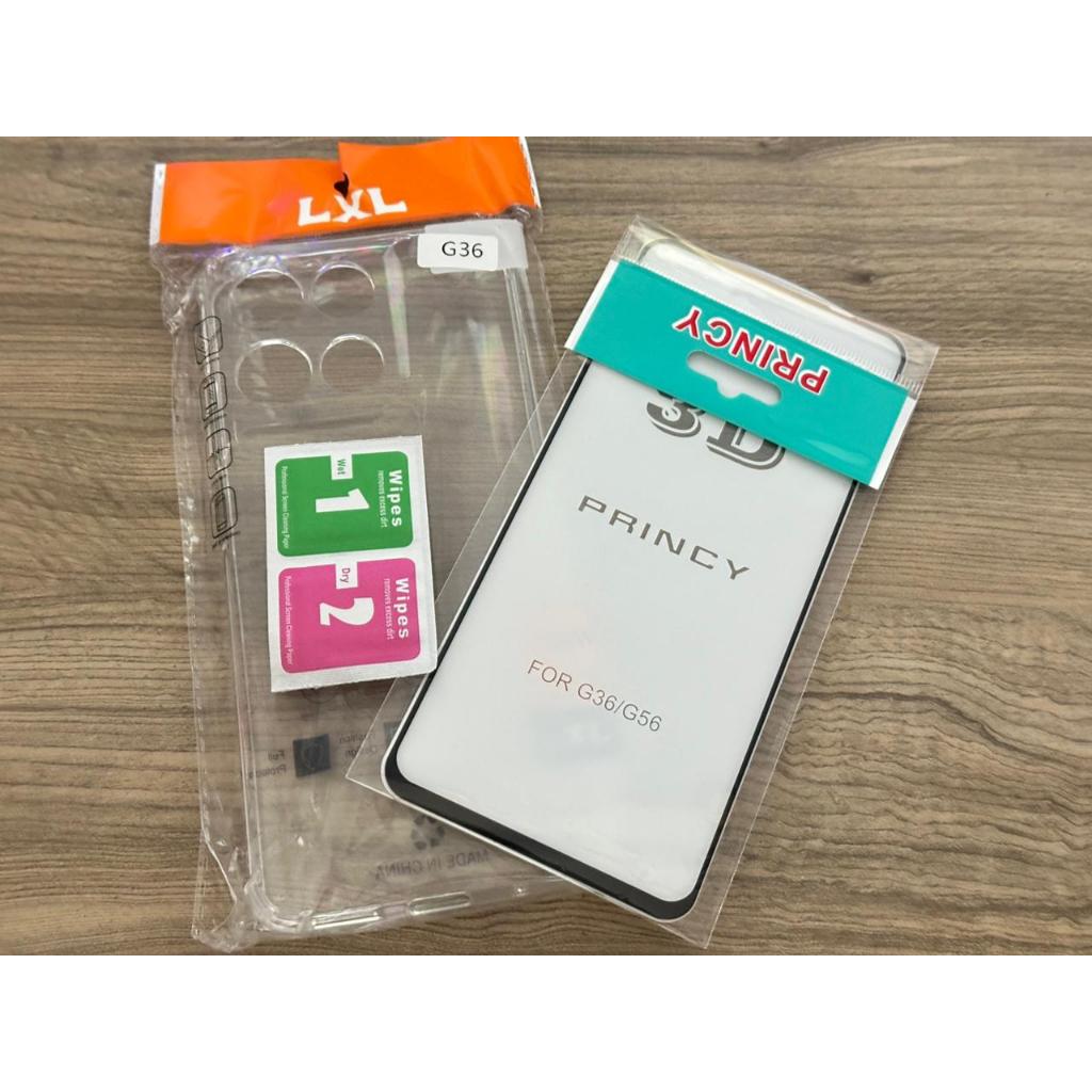 Kit Capa Anti Impacto + Película 3D P/ Moto G36