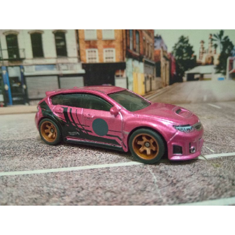 hot wheels Subaru WRX STI loose personalizado (detalhamento+rodas com pneus de borracha)