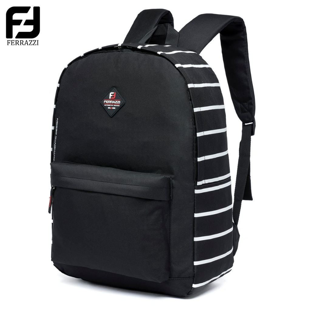 Ferrazzi Mochila Escolar Universitária Resistente Espaçosa Mochila Masculina Reforcada Casual 16L
