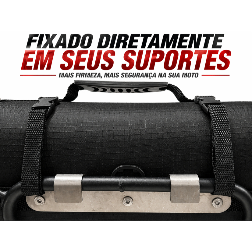 Alforge 30L Premium para Moto Instalação Direta nos Suportes