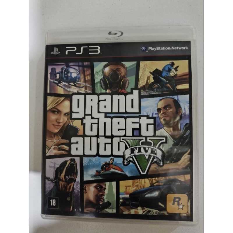JOGO DE PS3 PLAYSTATION 3 GTA 5 ORIGINAL