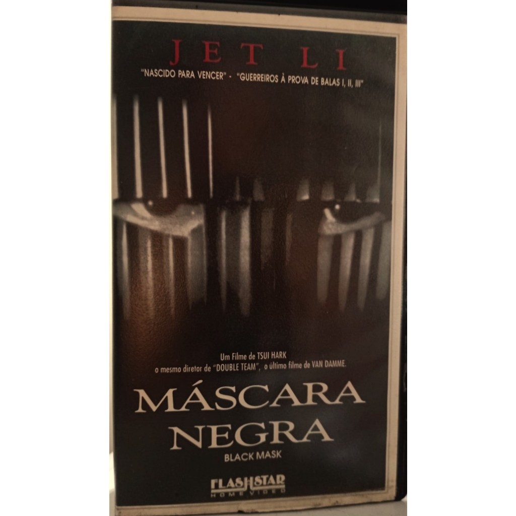 VHS/DVD MÁSCARA NEGRA (Black Mask) Dublado/Jet Li, Lau Chin Wan, Karen Mok.