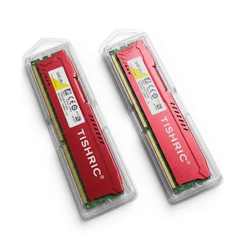 Memória RAM DDR3 4GB 1600MHz/1866MHz C/ Dissipador para PC game, desktop, computador Intel e AMD
