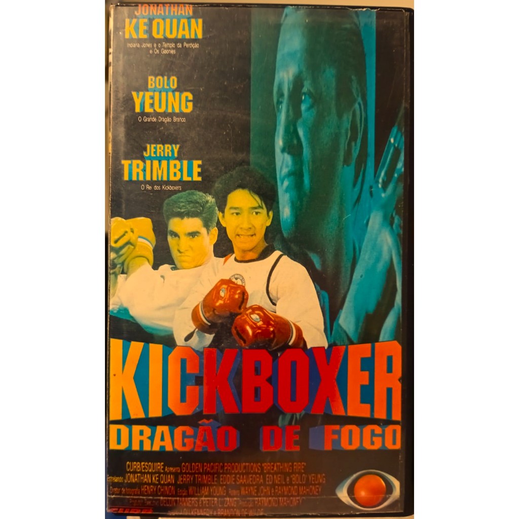 VHS/DVD KICKBOXER DRAGÃO DE FOGO (Breathing Fire) Legendado/Bolo Yeung, Jerry Trimble.