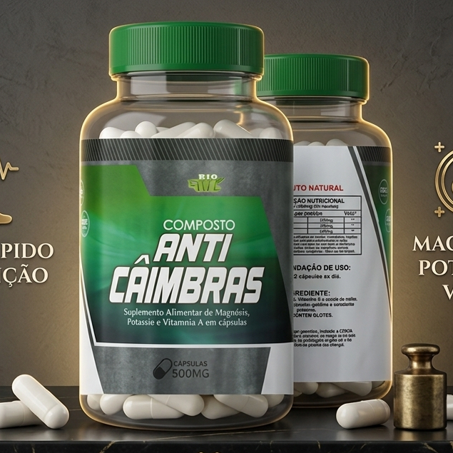 Anti Cãibras Suplemento para Cãibras Cãibra nas Pernas Dor Muscular Espasmo Muscular Magnésio Cálcio Zinco Vitaminas Env