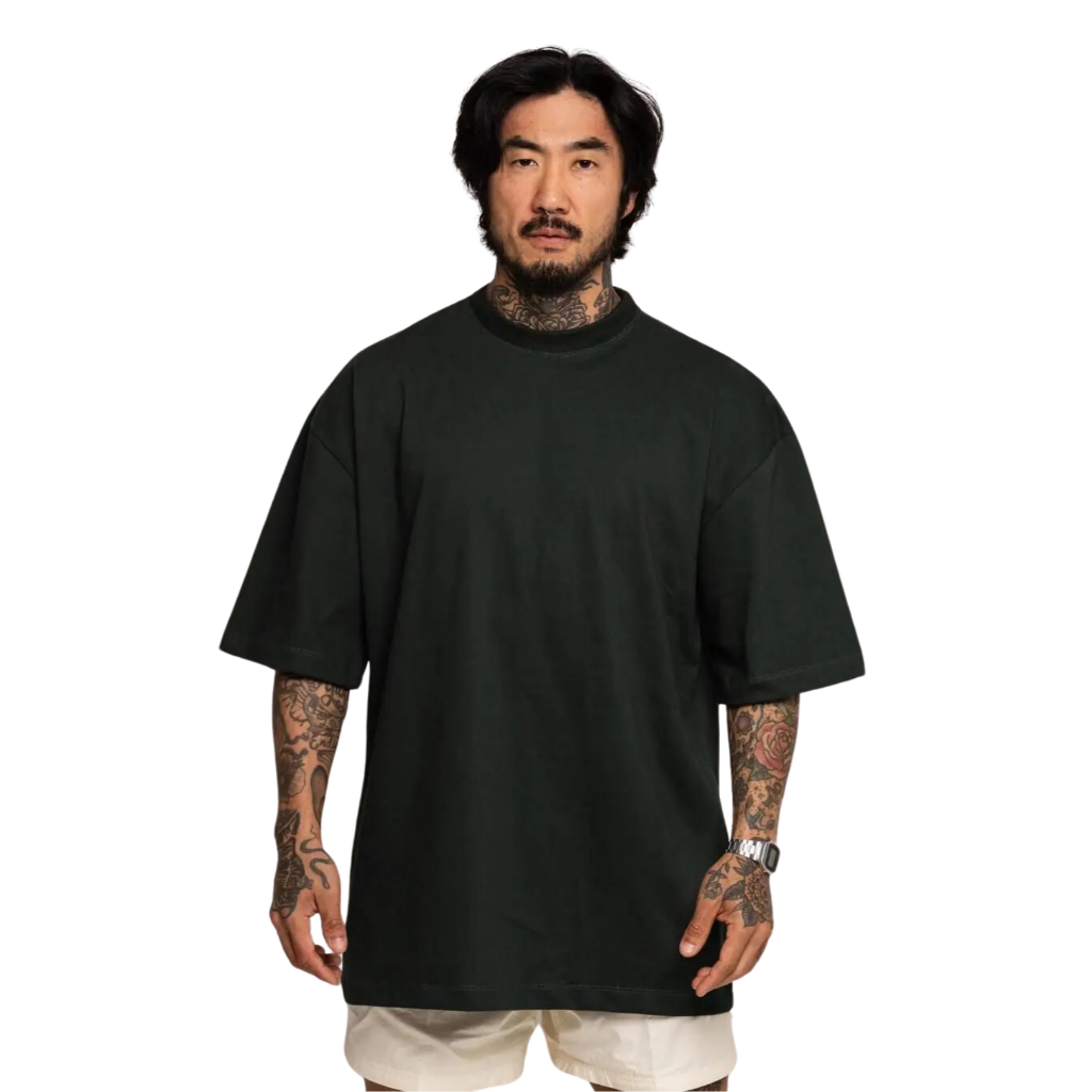 Camiseta Oversized Unissex Streetwear Algodão Premium Estilo Largo Moda Urbana Confortável Tendência Envio Rápido