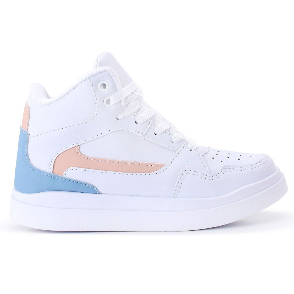 Bota Cano Baixo feminino Moda Sneaker Casual Leve e Confortavel Fitnes