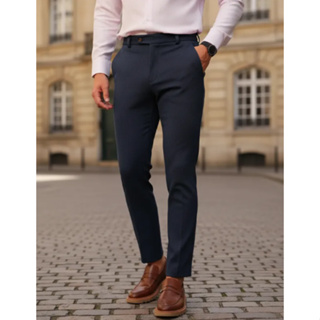 Calça Alfaiataria Masculina Malha Elastano Premium - Lycra - Estica - Não Amassa