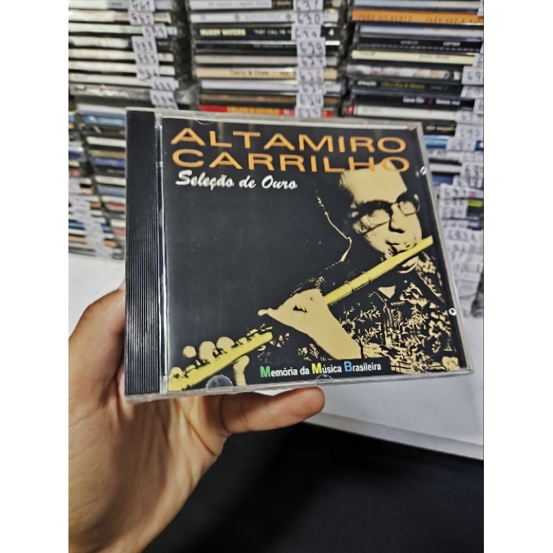 CD ALTAMIRO CARRILHO - SELEÇÃO DE OURO - MEMÓRIA DE MÚSICA BRASILEIRA - CD Usado conservado - REF:CD 1253