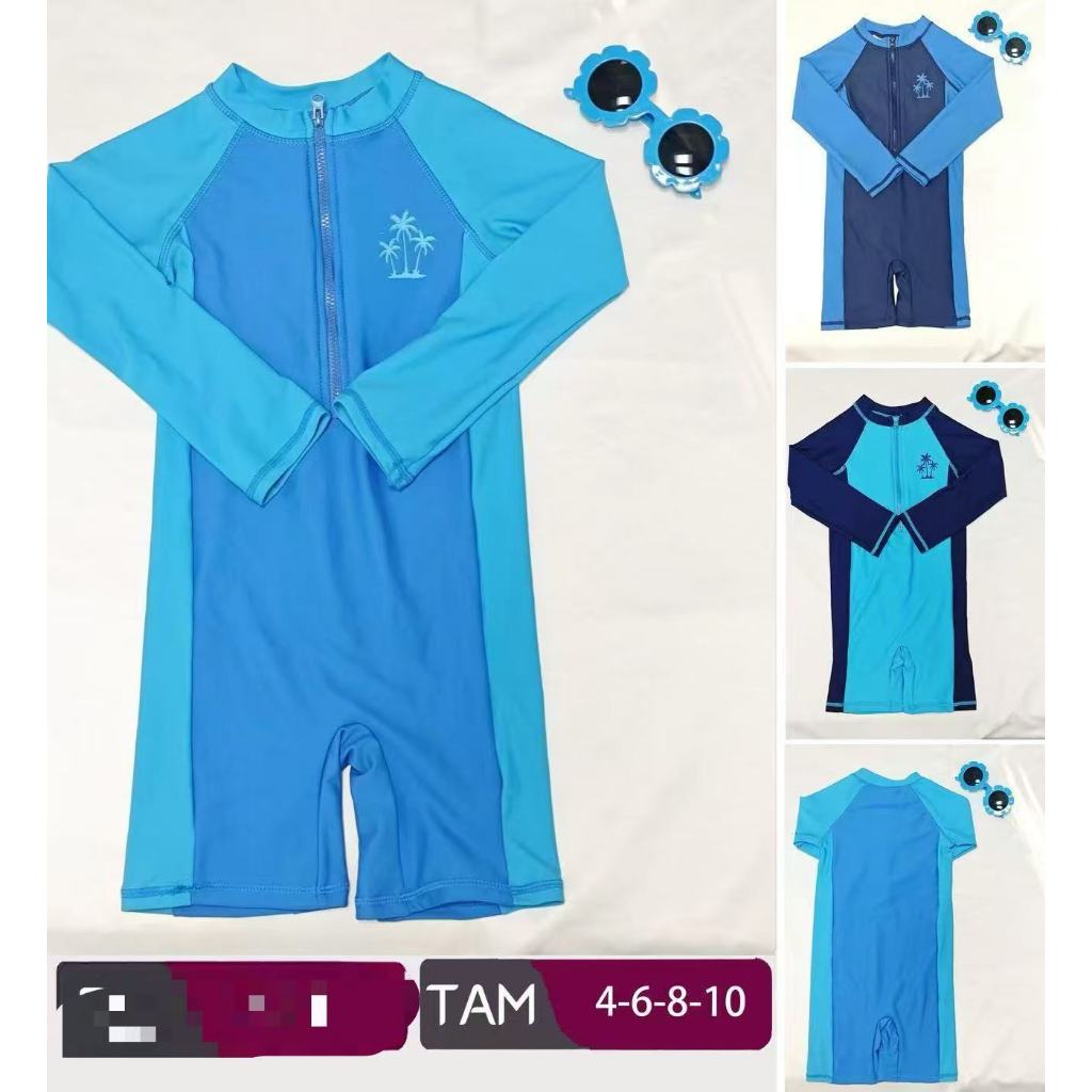 Macacão Infantil , Maiô De Menino Manga Longa De Uma Peça Para 1541-2026