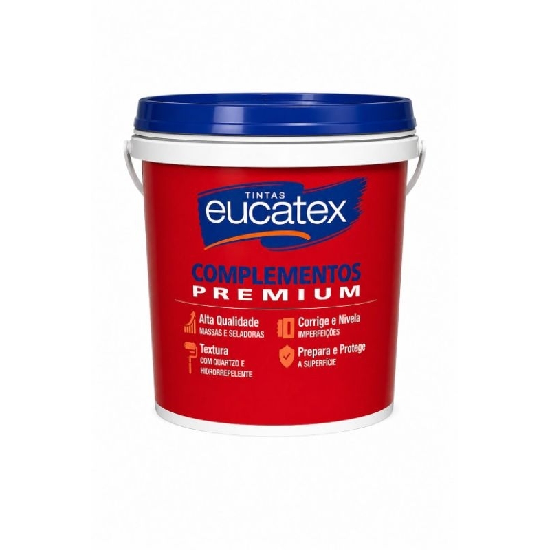 Massa Corrida Eucatex Premium 25kg - PVA | Secagem rápida, acabamentos e complementos.