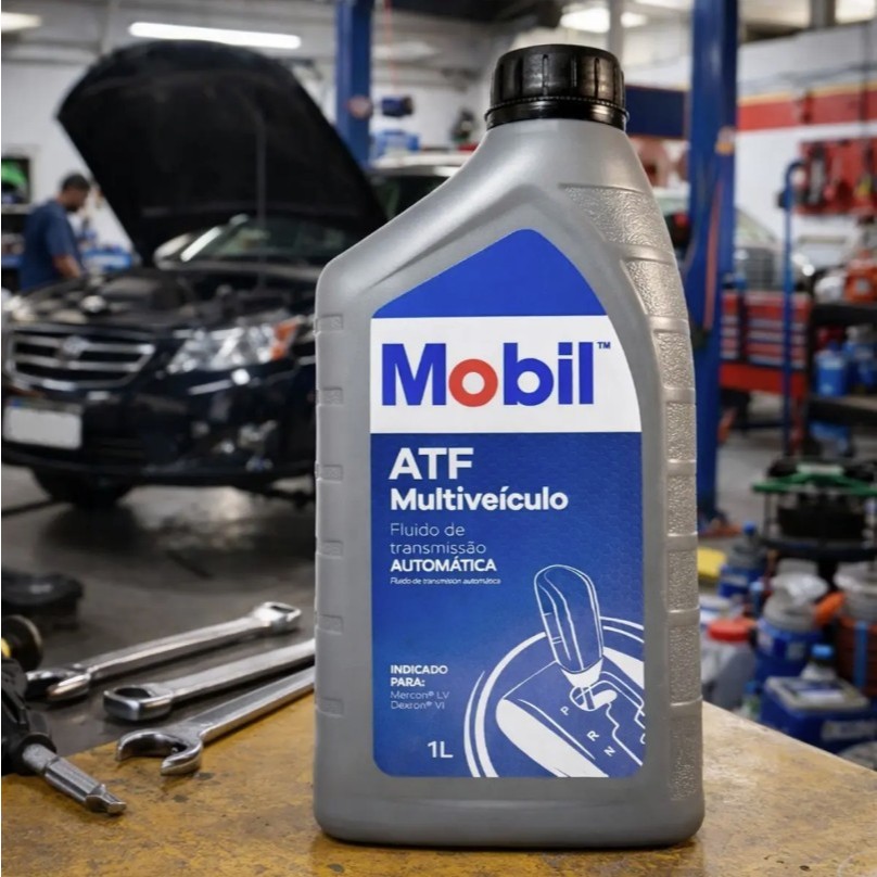 Óleo Transmissão Câmbio Automático Mobil ATF Multiveículo Dexron VI