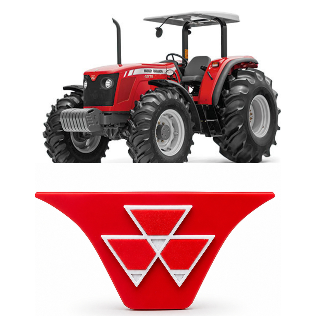 Emblema Da Grade Trator Massey Ferguson 4275 / 4283 / 4290 / 4292