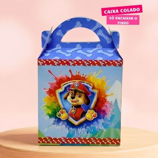 Maleta personalizada Patrulha Canina maletinha para festa de aniversário lembrancinha festa infantil