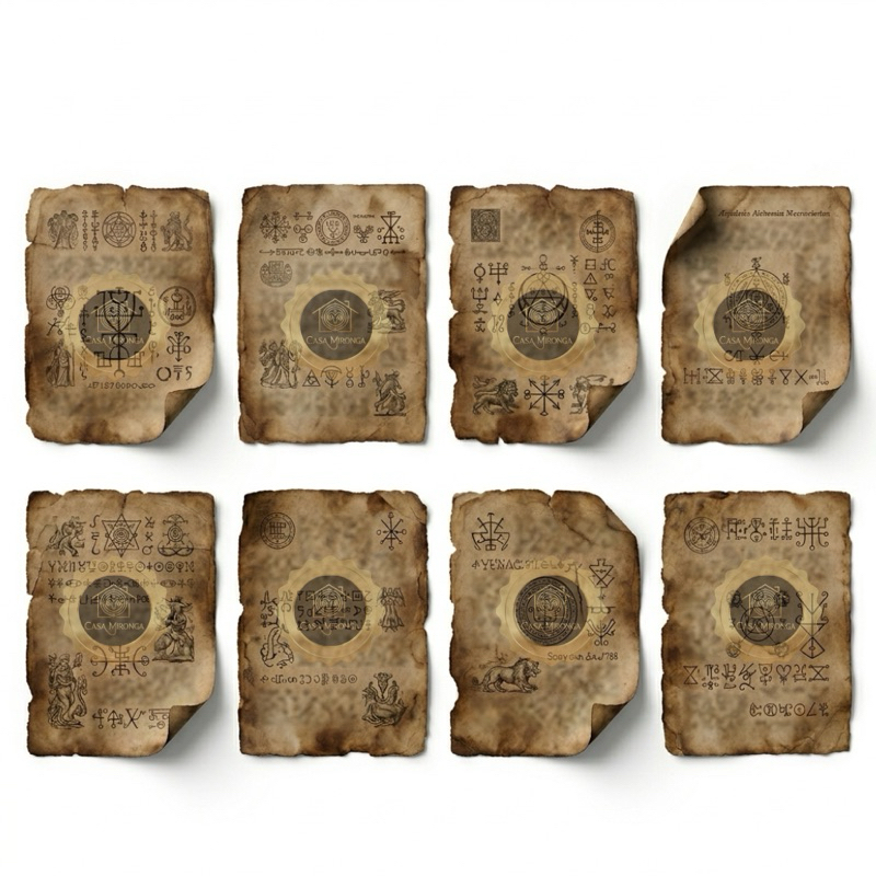 PÁGINA INDIVIDUAL ANTIGO LIVRO DE SÃO CIPRIANO 01 UNIDADE — Relíquia, Rezas, Conjurações, Magias e Feitiços, Mendigas