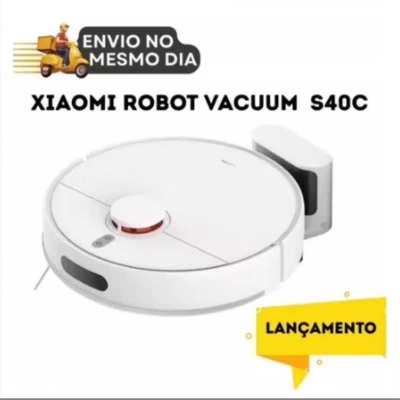 ROBÔ ASPIRADOR XIAOMI S40C/ 5000PA ULTRA SUCÇÃO/ PASSA PANO/ LANÇAMENTO 2025 ORI