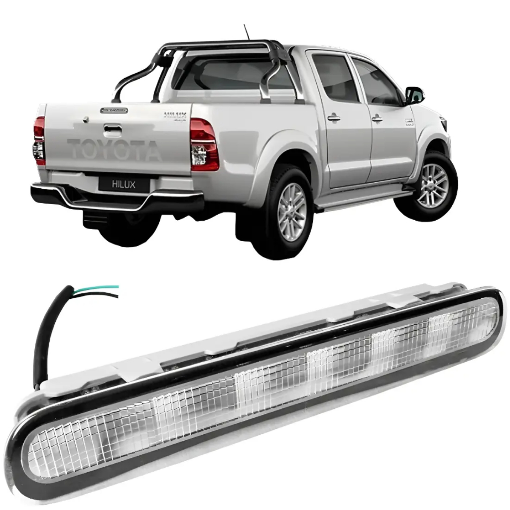 Luz Freio Tampa Traseira Break Light Hilux 2005/2015 Cristal